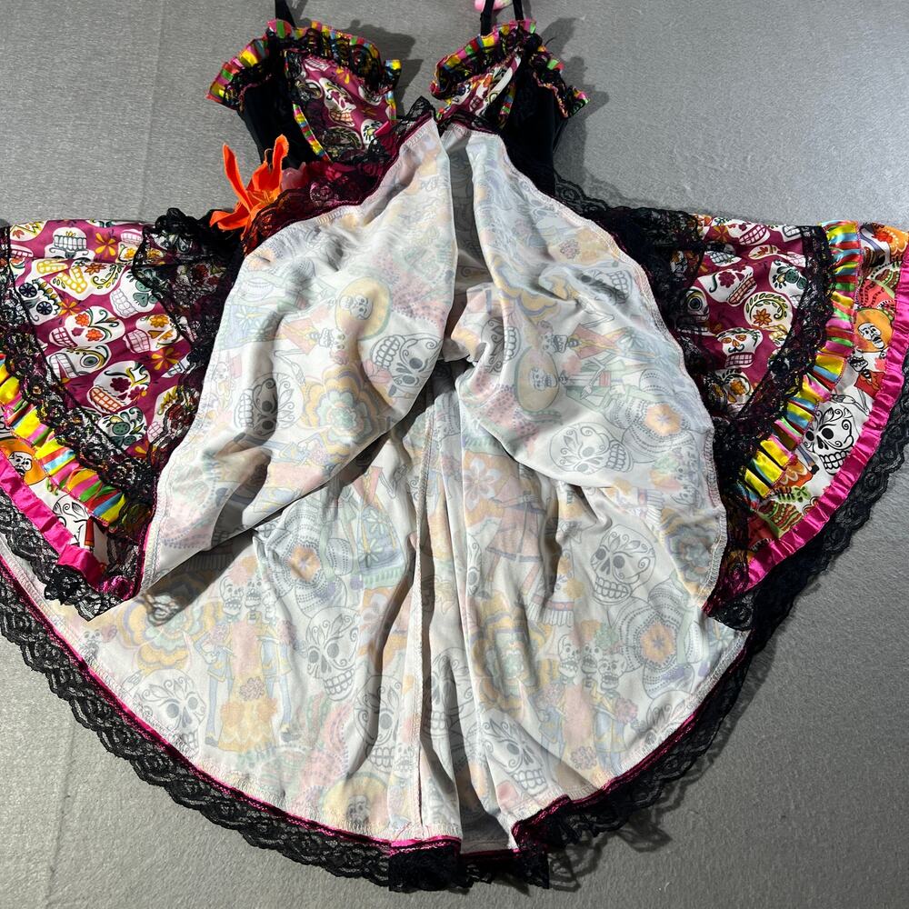 Party King Day of the Dead Costume Women’s Medium - Picture 6 of 16